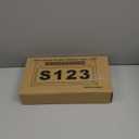 Solar Address Sign, Lighted Address Plaque Outdoor Waterproof, Illuminated Address Numbers, House Numbers for Outside (Black)