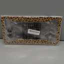 Leopard Cheetah Print License Plate Frames Covers Holder Brown Leopard Print Car Tag Frame Covers Holder Aluminum Metal 4 Holes 2 Pcs Set Decorative for Women Vehicles