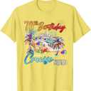 70th Birthday Cruise Squad Funny 70 Years Old Men Women T-Shirt (Yellow, L)