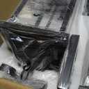 2-Pack 23" Extra Large Outdoor Wall Lights Candelabra 3-Light, IP65 Waterproof Exterior Lights with Clear Glass Front Porch Lanterns Outdoor Wall Sconce Lighting Outside Coach Lights, E12 (Matte Black)