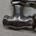 Self-Closing Shower Valve with Pull Chain, Chrome, Indoor or Outdoor Use