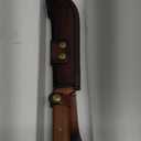 GTK45 Fixed Blade Knife 8MM Thick DC53 Steel Blade Full Tang Rosewood Handle Fix Knifes for Camping Bushcraft Collection(Black)