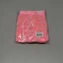 MUSIC LEGS Pink Triangle Sparkle Bralette with Matching Gloves, Panties and Garter Belt Set, Medium (Pink, M)