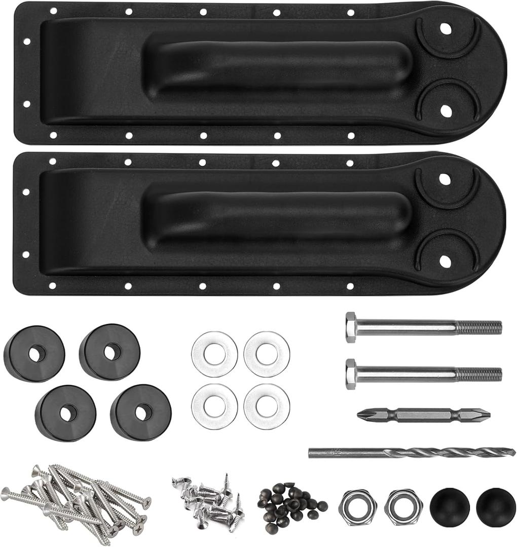 Spa Cover Lifter Accessories, Hot Tub Cover Lift Replacement Parts, Pivot Top Mount Fits Most Spa & Hot Tub Cover Lift, High Strength ABS Material, Easy to Install