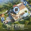 Wireless Doorbell 4000ft Ultra Long Range, IP67 Waterproof Door Bell Chime for Home Business Classroom Warehouse, 38 Melodies & Mute Mode (Black-1button+1receiver)