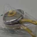 GreenLife Soft Grip 1QT and 2QT Saucepan Set, Healthy Ceramic Nonstick, Non Toxic PFAS & PFOA-Free, Dishwasher Safe, Glass Lids, Stay-Cool Handles, Easy Clean Cookware, Kitchen Essentials, Yellow