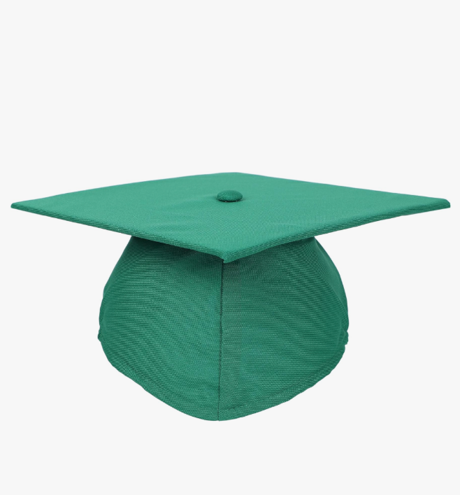 Unisex Adult Matte Graduation Cap with Tassel Year Charm 2025 Pack of 2