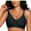 OEAK Women Comfortable Push Up Bras Wireless Seamless Full Coverage Bralette Buttery Soft Everyday Tshirt Bra Convertible Bra
Size M