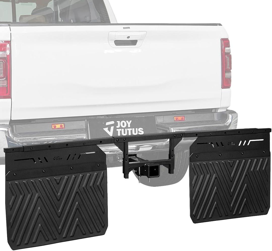 JOYTUTUS 2.5" Hitch Mount Mud Flaps for Trucks & SUVs