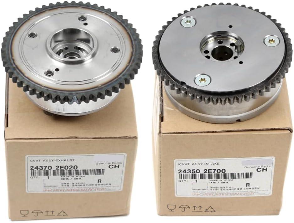 Genuine OEM 24350-2E700 & 24370-2E020 Car CVVT Assy / 243502E700 & 243702E020 Compatible with Elantra