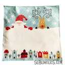 Christmas Pillow Covers 18x18 Set of 1 Colorful Geometric Christmas Tree Throw Pillows Winter Snowflake Pillow Cases Outdoor Holiday Decor Linen Cushion Covers Xmas Decorations for Home Couch