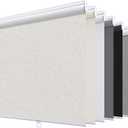 SUNOFF Blackout Cordless Roller Shades Blinds,35" W x 64" H,Linen Beige