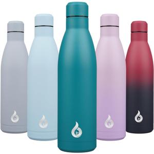 BJPKPK 25oz Insulated Stainless Steel Water Bottles Reusable Metal Travel Sports Water Bottle Keep Cold and Hot,Laguna (25 Ounces)
