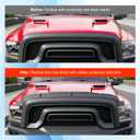 powoq Hood Protector Compatible with 2009-2018 Dodge RAM 1500 Deflector Upgraded TPE Shield Hood Deflector Replacement for 2009-2018 Dodge RAM 1500 Accessories
