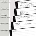 6 x 2026 Planner, Weekly  Monthly Planner 2026, Jan 2026  Dec 2026, 4.3" x 6.89", Flexible Cover, 12 Monthly Tabs, Thick Paper, Spiral Wirebound, Inner Pocket, Black