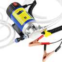 Oil Pump 12V 100W, Oil Extractor Pump for Engine Oil Change, Electric Fluid Transfer Pump for Motor Oil, Gear Oil, Transmission Fluid Removal, Self-Priming Oil Transfer Pump for Car, Mower, Marine