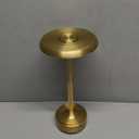 Cordless Portable LED Table Lamp Rechargeable Battery Operated Desk Lamp with Touch Sensor Three-Level Dimmable Suitable for Home Office Bedroom Hotel Room Restaurant Outdoor (Gold)