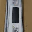 Flush Mount Modern LED Ceiling Light Fixture, With Remote Control Dimmable 3 Color Selectable Ceiling Lamp for Sitting Room, Kitchen, Bedroom, Hallway, Porch (Black, 55.1*31.5*2.5 IN)