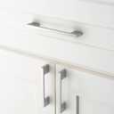 Amerdeco 10 Pack Polished Chrome Cabinet Pulls 5 Inch(128MM) Hole Centers Kitchen Cabinet Handles Cabinet Hardware Kitchen Handles for Cabinets Cupboard Handles Drawer Pulls ZH0060