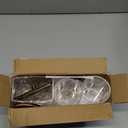 Tbestmax Qtips Holder Bathroom Container, 10 OZ Cotton Ball/Swabs Dispenser, Apothecary Jar Organizer for Storage Brown Wood Lids