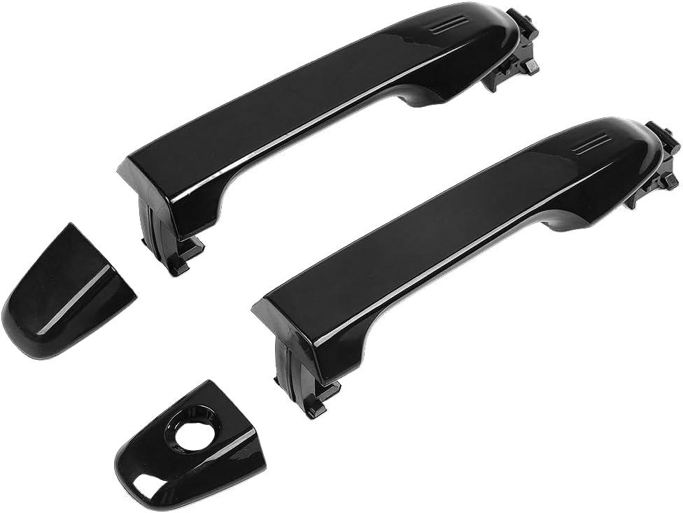 Front Driver & Passenger Exterior Door Handles 69211-06090 69217-06370 for Toyota Camry 2012-2017 - Set of 2
