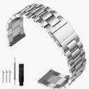 Quick Release Stainless Steel Watch Band Matte Brushed Metal Watchband 14mm 16mm 18mm 20mm 22mm 24mm Universal Solid Stainless Steel Metal Smartwatch Bracelet Replacement Band for Men Women