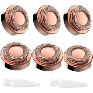 Facial Hair Remover Replacement Heads - Gen 1 Compatible with Finishing Touch Flawless Hair Remover Tool for Women Easy Facial Hair Removal (6 Pack)