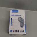 BEAUTURAL Fabric Shaver and Lint Remover, Sweater Defuzzer with 2-Speeds, 2 Replaceable Stainless Steel Blades, Battery Operated, Remove Clothes Fuzz, Lint Balls, Pills, Bobbles Gray