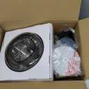 La Reveuse Food Processor,Electric Food Chopper with 7-Cup (1.7L) Glass Bowl, 4 Bi-Level Blades for Chopping,Grinding,Mincing,Whisking,Meal Prep, 300W, Blue