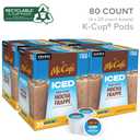 McCafe ICED One Step Mocha Frappe, Keurig Single Serve K-Cup Pods, 10 Packs of 8