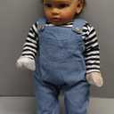 Anano Giant 26" Black Biracial Reborn Baby Boy Doll - Realistic Reborn Toddler Dolls with Dark Skin, Curly Rooted Hair Silicone Babies Best Gift for Kids 3+ (Classic)