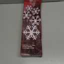 BRIGHTDECK Snowflake Solar Christmas Decorations Outdoor, 5 Pack LED Pathway Lights, Waterproof Snowflake Pathway Lights, Stake Lights for Christmas Garden Decor (5Pcs Cold White)