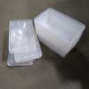 Clear Plastic Rectangular Storage, size 8.5"x13.5"x5"