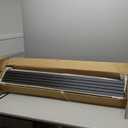 Art3d 6-Pack Slat Design 3D Wall Panels for Interior Wall Decor, 2x4 FT PVC Decorative Drop Ceiling Tiles - Black (24 x 48in.)