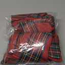 AQOTHES Pack of 2 Christmas Plaid Decorative Throw Pillow Covers Scottish Tartan Cushion Case for Farmhouse Home Holiday Decor Red and Green, 20 x 20 Inches