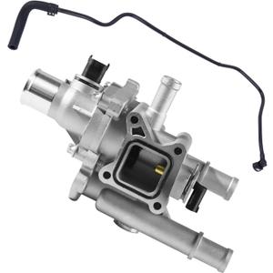 902-033 Aluminum Engine Coolant Thermostat Housing Assembly with Throttle Body Inlet Heater Pipe Fit for Cruze 11-16, Cruze Limited 16, Sonic 12-2018, Trax 13-2020, Replace 25192228