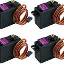 Hosyond 4Pack MG996R 55g Digital RC Servo Motors High Torque Metal Gear Servo for RC Car Robot Boat Helicopter