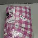 ZAZE Picnic Blanket Waterproof Sandproof, 80''x80'' 3-Layer Cute Compact Extra Large Machine Washable Foldable Beach Mat, Big XL Outdoor Blankets for Spring Summer Camping, Park, Grass(Pink and White)