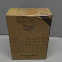 Vine Creations White Glass Soap Dispenser, 2 Pack Kitchen Soap Dispenser Set with Stainless Steel Pump, 16 oz Dish Soap and Hand Soap Dispensers for Bathroom with Waterproof Labels (Matte White Bottle / Brushed Brass Pump)