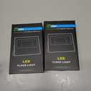 MELPO Led Flood Light Outdoor, 50W RGB Color Changing Landscape Lighting with Remote, Timing - 12 Colors - 4 Modes, IP66 Waterproof, US 3-Plug, (Pack of 2)