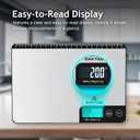 Smart Food Scale with App, Digital Kitchen Scale, Baking Scale, Calorie Scale, Nutritional Calculator, 1g/33lb Capacity, Stainless Steel, Grams/Ounces, LCD Display