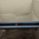 Gocamptoo Folding Table,4ft Indoor Outdoor Heavy Duty Portable Folding Square Plastic Dining Table w/Handle (Balck)