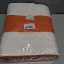 IOHOUZE Fall Door mat 4x6 Ft Orange White Striped Area Rug Washable Front Porch Rug Striped Door Mat Outside Entrance Entryway Doormat for Fall, Halloween, Thanksgiving Porch Decor