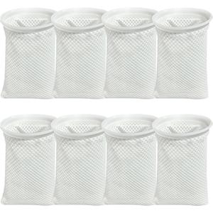 8 Pcs 7 Inch Filter Socks 150 Micron, Honeycomb 3D Filter Socks for Saltwater Aquarium, Sump Filter Sock, Reef Filter Sock Bags