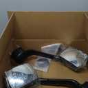 Pair Hood Mirror for Kenworth T680 2022 2023 2024 Replacement Driver Left and Passenger Right Side OE Kenworth T680 Mirror Accessories (Chrome)
