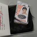 morvally Short Straight Black Wig with Bangs Natural Looking Heat Resistant Hair Cosplay Costume Wigs for Women (14 inches Natural Black)