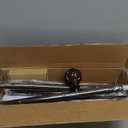 KAMANINA Curtain Rods for Windows 72 to 144 Inches (6-12ft) Long Heavy Duty Curtain Rod, 7/8 Inch Adjustable Decorative Drapery Rods with Netted Texture Finials, Bronze