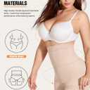 SHAPSHE Shapewear for Women Tummy Control Shorts Body Shaper High Waist Butt Lifter Panties Compression Underwear for Dresse (XS)