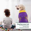 Kuoser Recovery Suit for Dogs Cats After Surgery, Professional Pet Recovery Shirt Dog Abdominal Wounds Bandages, Substitute E-Collar & Cone,Prevent Licking Dog Onesies Pet Surgery Recovery Suit