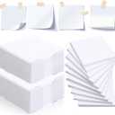 1000 Pieces Small Note Pad 3.4 Inch x 3.4 Inch Square Memo Cube Refill Memo Pads with Cube Non Sticky Mini Paper Reminders Office Writing Supplies Crafts(White)